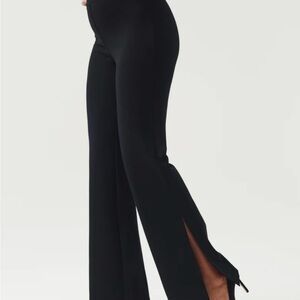 Spanx The Perfect Pant, Split Hem Wide Leg Size Large